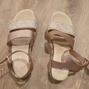 Stylish Beige and Brown Kid's Sandals
